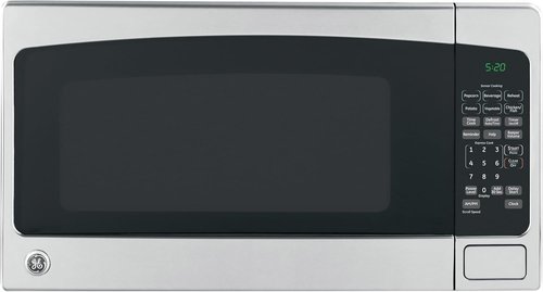 GE Countertop Microwave Oven - 2.0 Cu. Ft. Capacity | 1,200 Watts, 8 Auto Settings, Stainless Steel