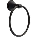 Delta Faucet Becker (1-Pack) Hand Towel Holder, Matte Black, Ring for Bathroom or Kitchen Sink, Wall Mounted BCK46-MB