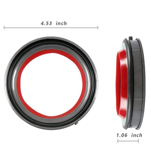 Dust Bin Bucket Top Fixed Sealing Ring Replacement for Dyson V10 SV12 Vacuum Cleaner Accessories Assembly