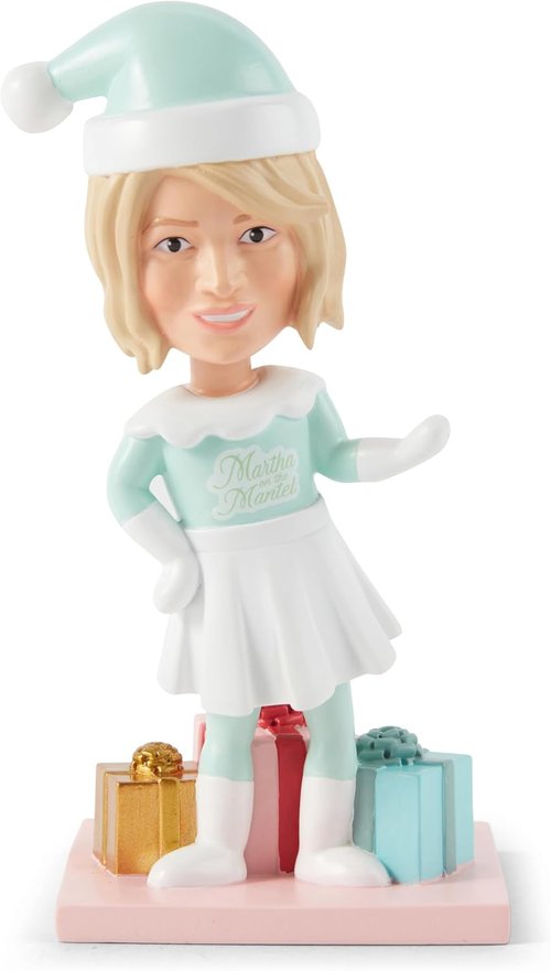 Martha Stewart Bobblehead - Santa Holiday Collectible Décor | Fun Gift for Christmas & Secret Santa