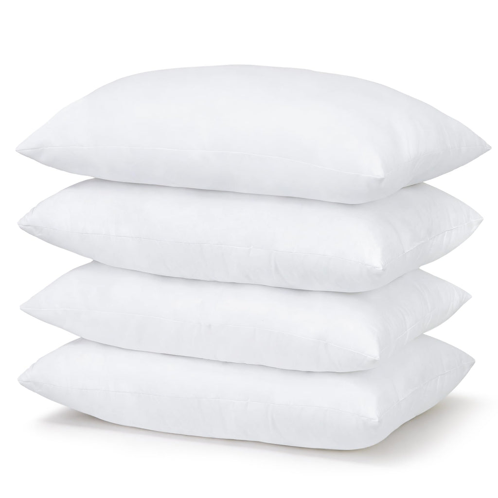 CULVE Bed Pillows King Size Set of 4 Pack for Sleeping- Medium Support 20"x36" Soft Pillow, Down Alternative Filling for Side Back Stomach Sleeper