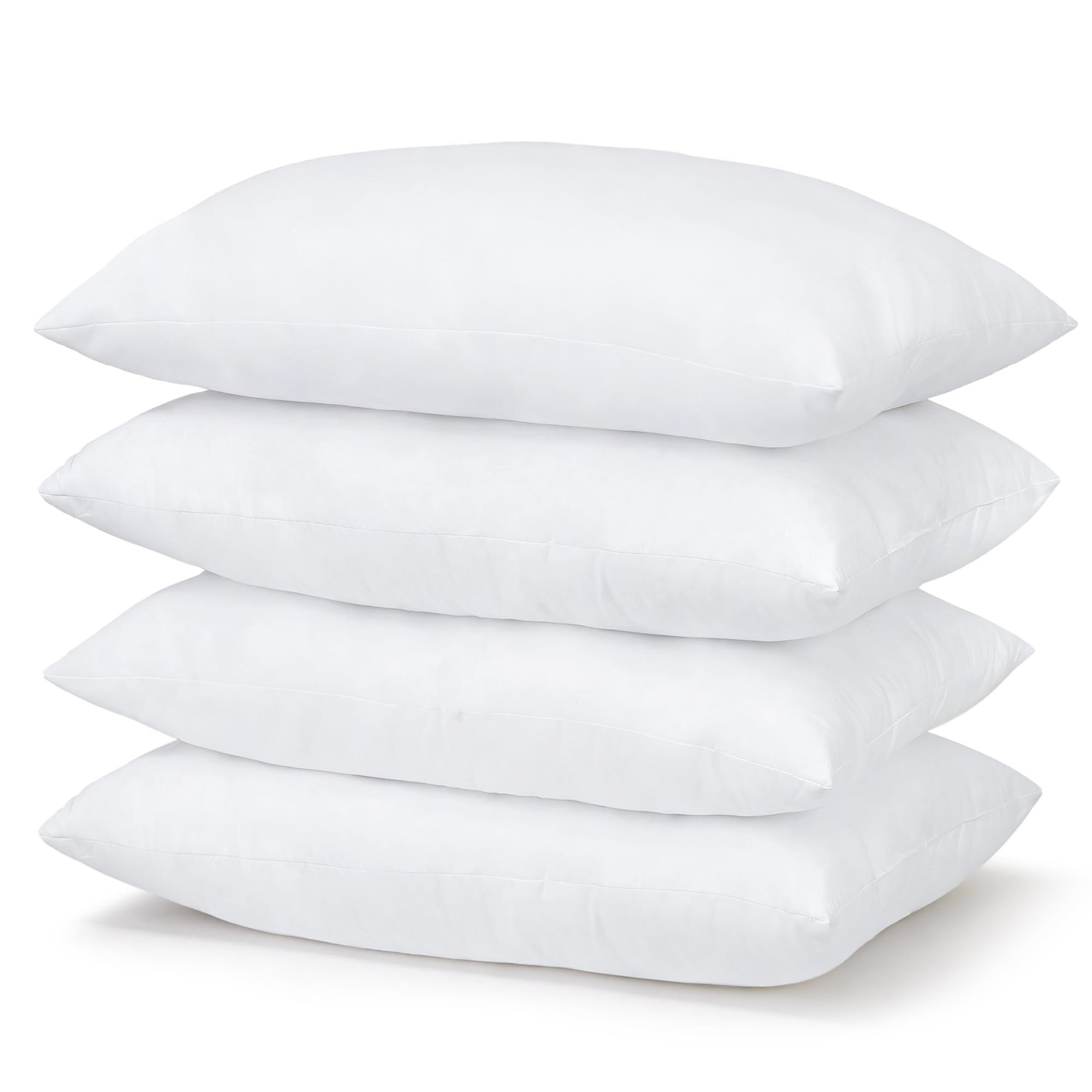 CULVE Bed Pillows King Size Set of 4 Pack for Sleeping- Medium Support 20"x36" Soft Pillow, Down Alternative Filling for Side Back Stomach Sleeper