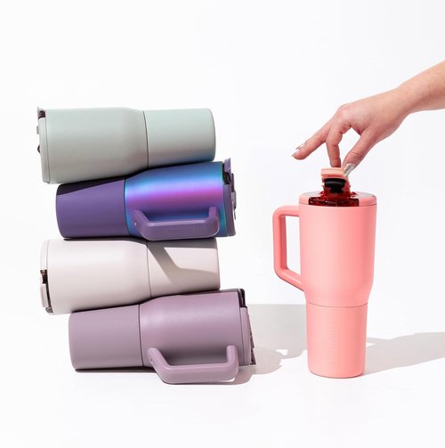BrüMate Müv 35oz Insulated Coffee Mug - 100% Leak Proof Stainless Steel Travel Cup | Eclipse Color