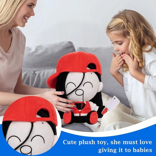 BU-TCHER Yixi Soft Plush Ornament - 7.87 Inch Modern Decorative Cushion for Sofa & Bedroom