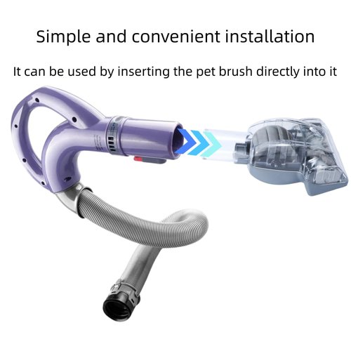 Upgraded Pet Hair Power Brush Tool Attachment for Shark Navigator Lift-Away Deluxe Upright NV360 NV350 NV352 NV356E NV370 NV22L UV420 UV410 UV440 Vacuum Replacement Parts Numbers 119FFJ Gray