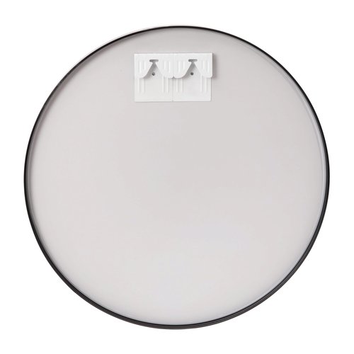 Flash Furniture Large Round Wall Mirror - Black Circle Accent Mirror - 30" Vanity Mirror - for Bathroom, Vanity, Entryway, Dining Room, & Living Room