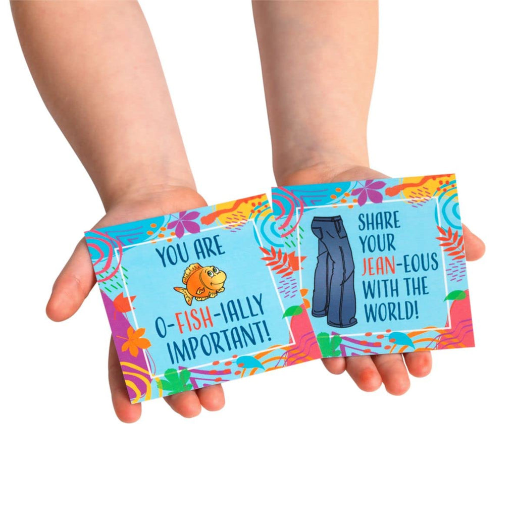 Really Good Stuff Little Enlightenments - Playful Pun Cards - Set of 40 - Boxed Card Set - Gift of Positivity and Inspiration - Social-Emotional Learning - Mental Health