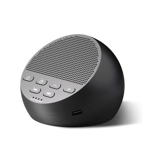 Portable Sound Machine White Noise Machine Nonstop 30 Soothing Sounds for Baby Kids Adults Pink Noise Sleep Machine 36-Level Vol Auto-Off Timer Memory Function for Home Travel Office