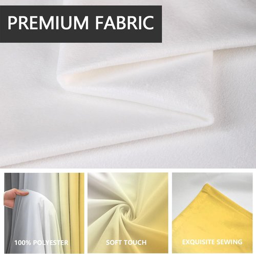 AAtter Yellow and Grey Window Curtains for Kitchen Gray Black White Ombre Art Boys Girls Men Small Short Home Living Room Bedroom Bathroom Drapes Treatment Tiers Fabric 1 Pair, 27.5" W x 39" L, Modern