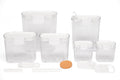 ProKeeper | Airtight Kitchen Storage Canister Set - Keeps Flour & Sugar Fresh | 6-Piece White Set