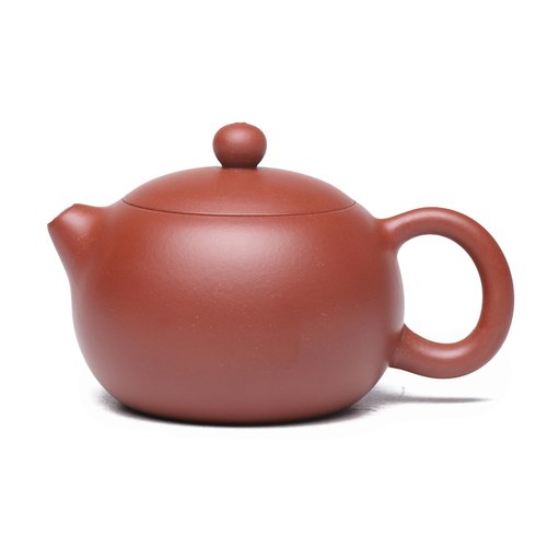 SILINE Fine Yixing Clay Teapot Series,Chinese Genuine Handmade Tea Pot 7.8 Oz with Filter,Infuse Brew Kungfu Tea Maker (Xishi,Yixing Zhuni Red Clay)
