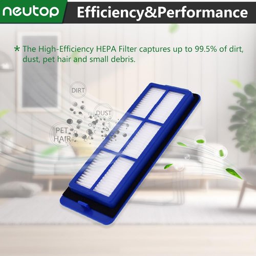 Neutop Replacement Parts Compatible for eufy Robovac 11S Max,15C Max, G10, G20, G30, G30 Edge/Hybrid, Accessories with 1 Rolling Brushes Rollers 3 HEPA Filters 4 Side Brushes