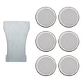 Ruiwaer 7PCS Ultrasonic Mist Maker Disk Fogger Replacement Ceramics Discs Ultrasonic Mist Maker Water Fogger Ceramics Discs Atomizer Humidifier Accessories Humidifier Parts