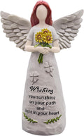 Angel Figurine | 5.5” Hand-Painted Sculpture for Blessings, Hope, and Healing Gifts