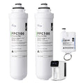 iSpring F3RCD100 1-Year Replacement Filter Pack for RCD100 RO System Countertop, Includes FPC100 x2, FCB100 x1, 3 Pieces