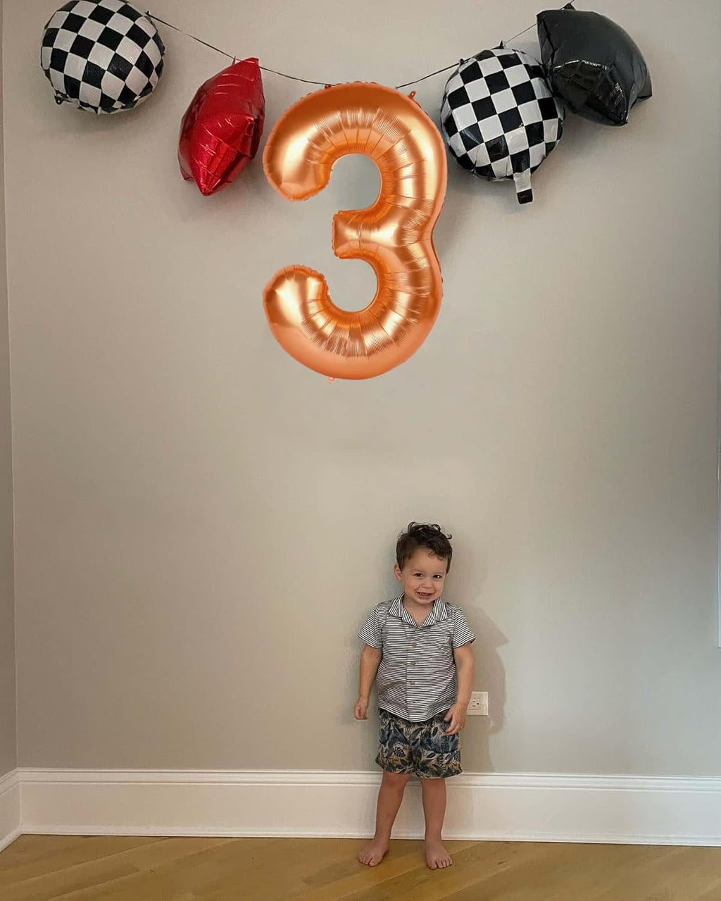 Orange Number 9 Balloon - 40 Inch Giant Foil Balloon for 9th Birthday Party Decorations