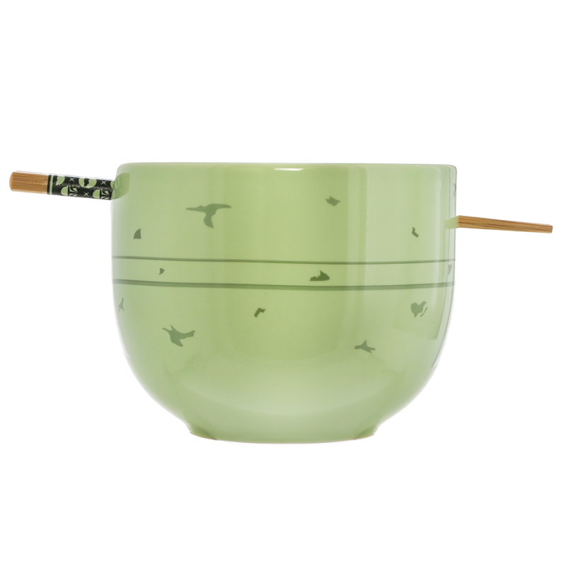Grogu In Pod Ceramic Ramen Bowl with Chopsticks - 20oz