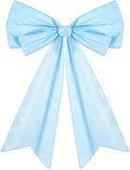 Skiennix Large Blue Coquette Bow - 27.6 x 21.7 Inch Wall Decor for Birthdays & Showers