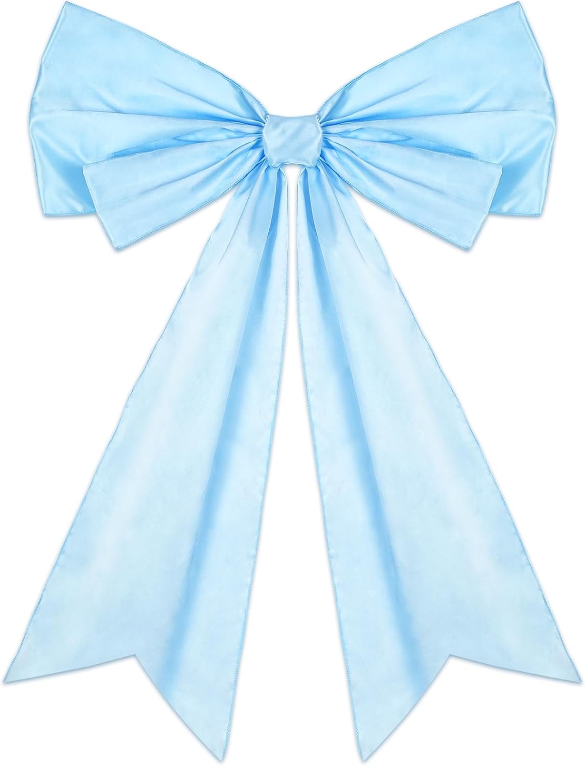 Skiennix Large Blue Coquette Bow - 27.6 x 21.7 Inch Wall Decor for Birthdays & Showers