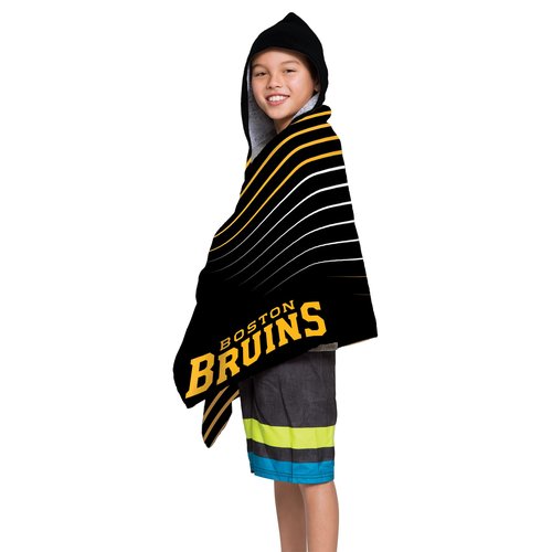 Northwest Boston Bruins NHL Goalie Youth Hooded Towel 22x51 inches