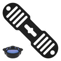 1Pcs Black Universal Fixing Strap, Black Pot Lid Accessories Tools Lid Holder Tools Heat-Resistant, No-Spill Design Transport Accessories Not Easily Damaged