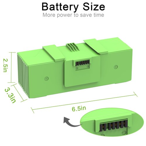 Dentsing ABL-F Battery for iRobot Roomba i7 i7+ j7 j7+ 7158 7150 7550 7558 i3 i3+ 3150 i4 i4+ 4150 i8 and e5 e6 e5150 e6198 Replacement Battery for Roomba i & e & j Series 4460mAh 14.4V