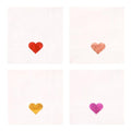 100 PK Valentine's Day Napkins Paper - 3-ply Valentine Cocktail Napkins Disposable 5x5 Inches for Valentine Decorations Decor Party Supplies for Kids Classroom Gifts