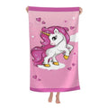 LMKLOP Cute Unicorn Beach Towel for Kids/Girls/Toddler/Baby, Personalized Microfiber Beach Towels Bulk, Quick Dry Beach Towel for Pool, Lightweight Bath Towels Oversized Clearance 30"x 60"