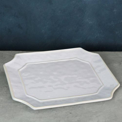 Beatriz Ball VIDA Charleston Rectangular Tray (White)