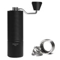 TIMEMORE Manual Coffee Grinder Stainless Steel Conical Hand Grinder Burr Chestnut C2S Internal Adjustable Setting Capacity 20g Pour Over Mocha Coffee for Travel, Camping, Home Black