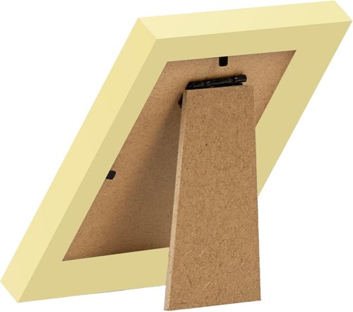 JCJMY Gold 3x4 Picture Frame - Wall Hanging or Tabletop Display with Shatter-Resistant Plexiglass