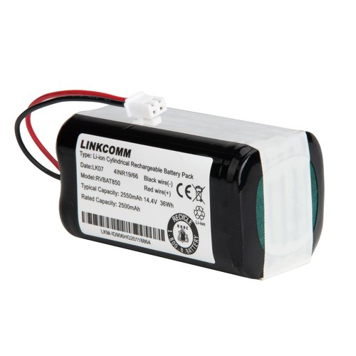 LINKCOMM RVBAT850 Battery Replacement for Shark ION/IQ/AI Robot Vacuum RV1001AE RV1000AE RV1001 RV1000 RV1101ARUS RV2001WRUS RV2001DRUS RV871R RV851WV RV850 RV761 RV761R01US AV753 AV752