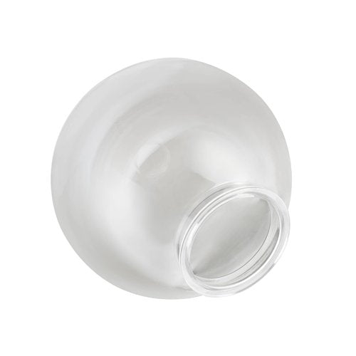 Aspen Creative 28002-60-41, 7-3/4" Clear Acrylic Replacement Lamp Post Globe with 3-7/8" Neck