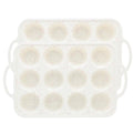 Datunsu Silicone Muffin Pan, Metal Reinforced Frame Regular Size 2.8 Inch Cupcake Pan with Handle 12 Cups Nonstick Muffin Tray for Baking BPA Free 1 Pack Confetti