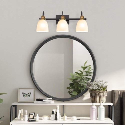 Eietonte 5 Pack White Frosted Glass Shade Replacements, Ceiling Fan Light Covers Glass Globes Lampshades for Chandelier, 4.92"High, 4.72"Diameter, 1.65 "Fitter, Bell Shaped Glass Shades for Vanity
