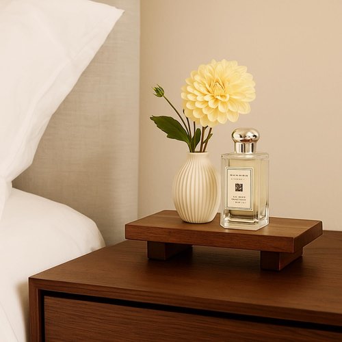 Acacia Wood Riser Pedestal Stand Farmhouse Small Bathroom Vanity Tray Rustic Wooden Hand Soap Dish Dispenser Holder for Kitchen Sink Counter Decorative Tray Modern Bathroom Decor Organizer Accessories