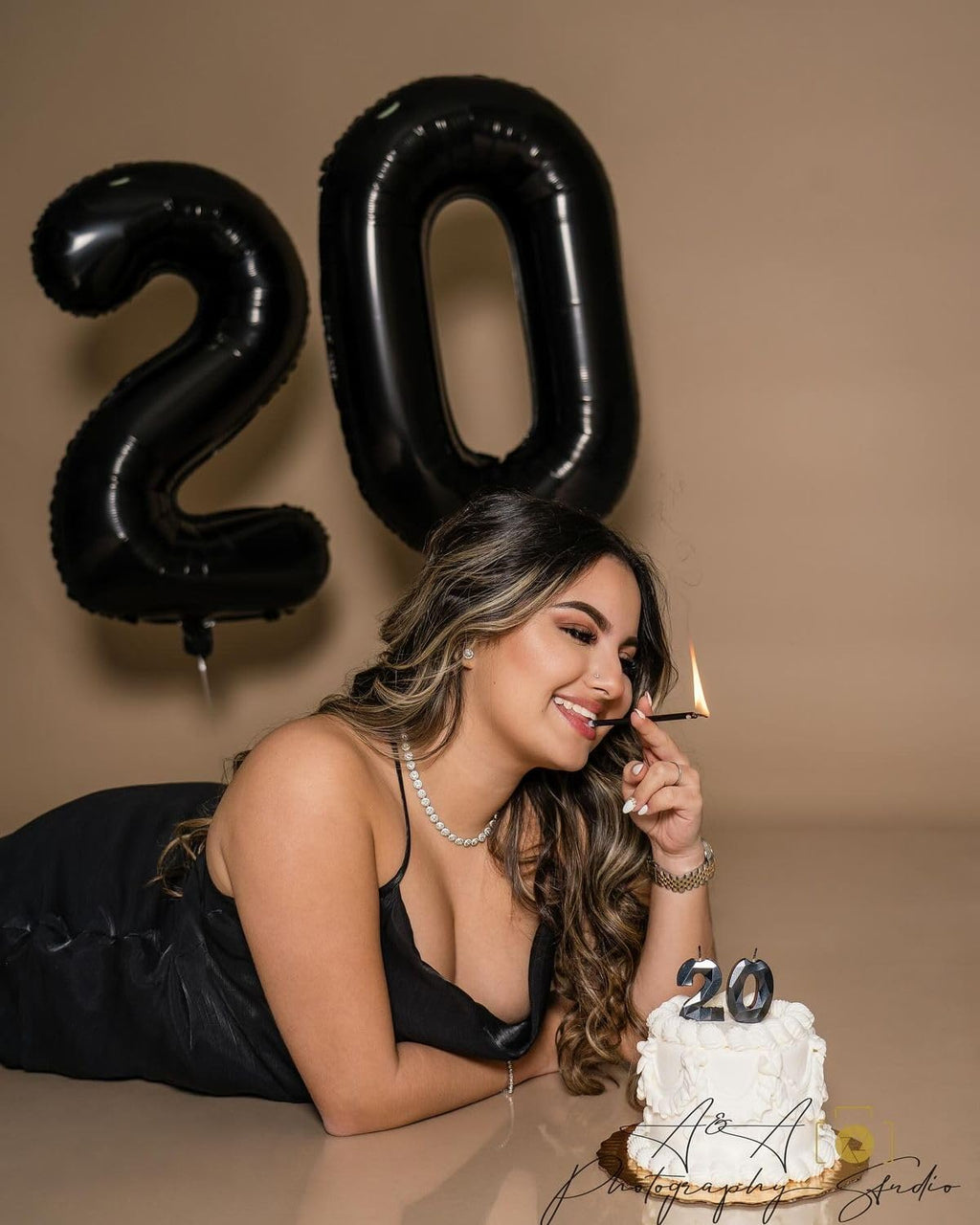 Numbers 17 Balloons - 40 Inch Black Foil Number Balloon for 17th Birthday & Anniversary Celebrations