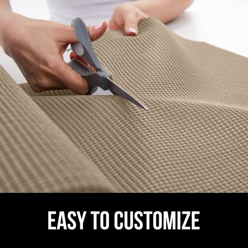 GORILLA GRIP powerGRIP Drawer Shelf and Cabinet Liner, Thick Strong Hold, Non-Adhesive Liners Protect Kitchen Cabinets and Cupboard, Bathroom Drawers, Easy Install, Breathable Mat, 20" x30', Beige
