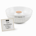 Mud Pie Serving Bowl; 4 1/2" x 11" dia