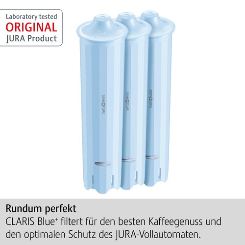 Jura 24231 Filter Cartridge Claris Blue+ Water Filter - Set of 3