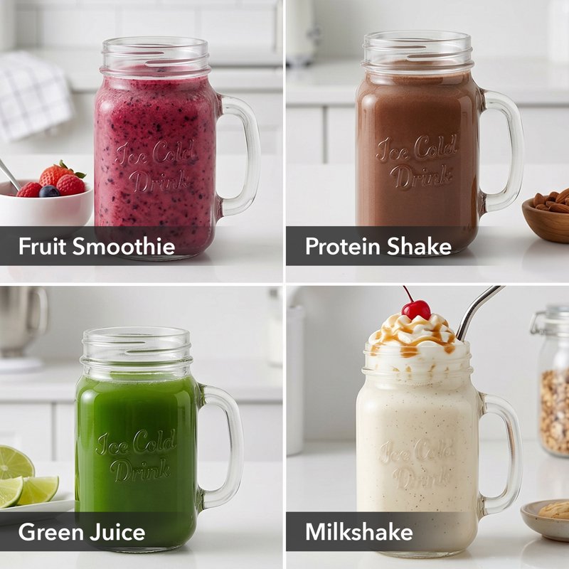 Personal Blender with 18 Oz Mason Jar - 300W, Turquoise