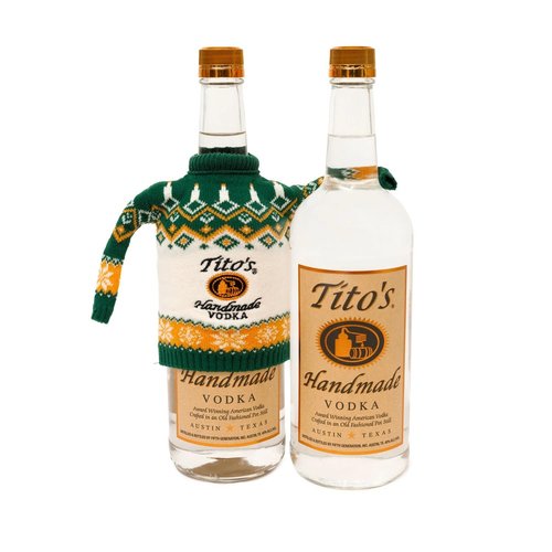 Bottle Sweater - 2025 Limited Edition Christmas Holiday Decoration for Liquor or Tree