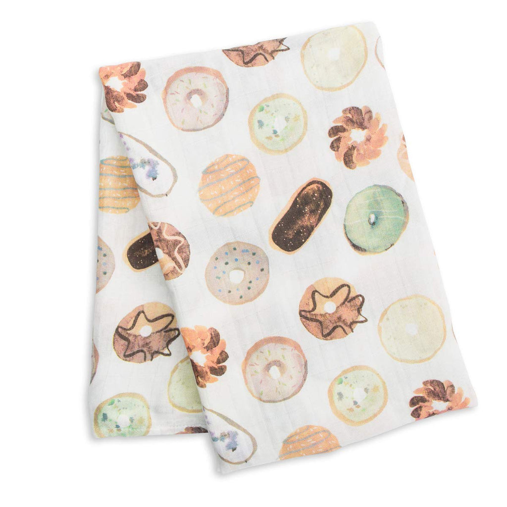 Lulujo Baby Swaddle Blanket| Unisex Softest Bamboo Viscose Muslin Swaddle Blanket| Neutral Receiving Blanket for Girls & Boys 47in x 47in Hummingbird