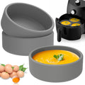 Skiennix Silicone Air Fryer Egg Mold Set - Reusable Nonstick Poached Cups | BPA Free & Dishwasher Safe