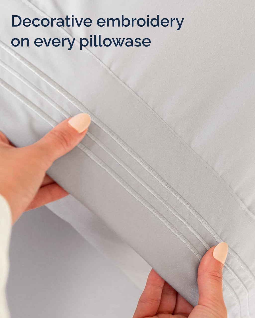 Comfy Twin XL Sheet Set by [Brand Name] - Breathable & Cooling Hotel Luxury Bedding - Deep Pockets, Soft, Wrinkle-Free, French Grey