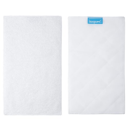 KEEPOW Steam Mop Pads Compatible with Light n Easy S3101 S7326 S3601 7688ANB 7688ANW 7618ANB 7618ANW Steam Cleaner(6 Pack)