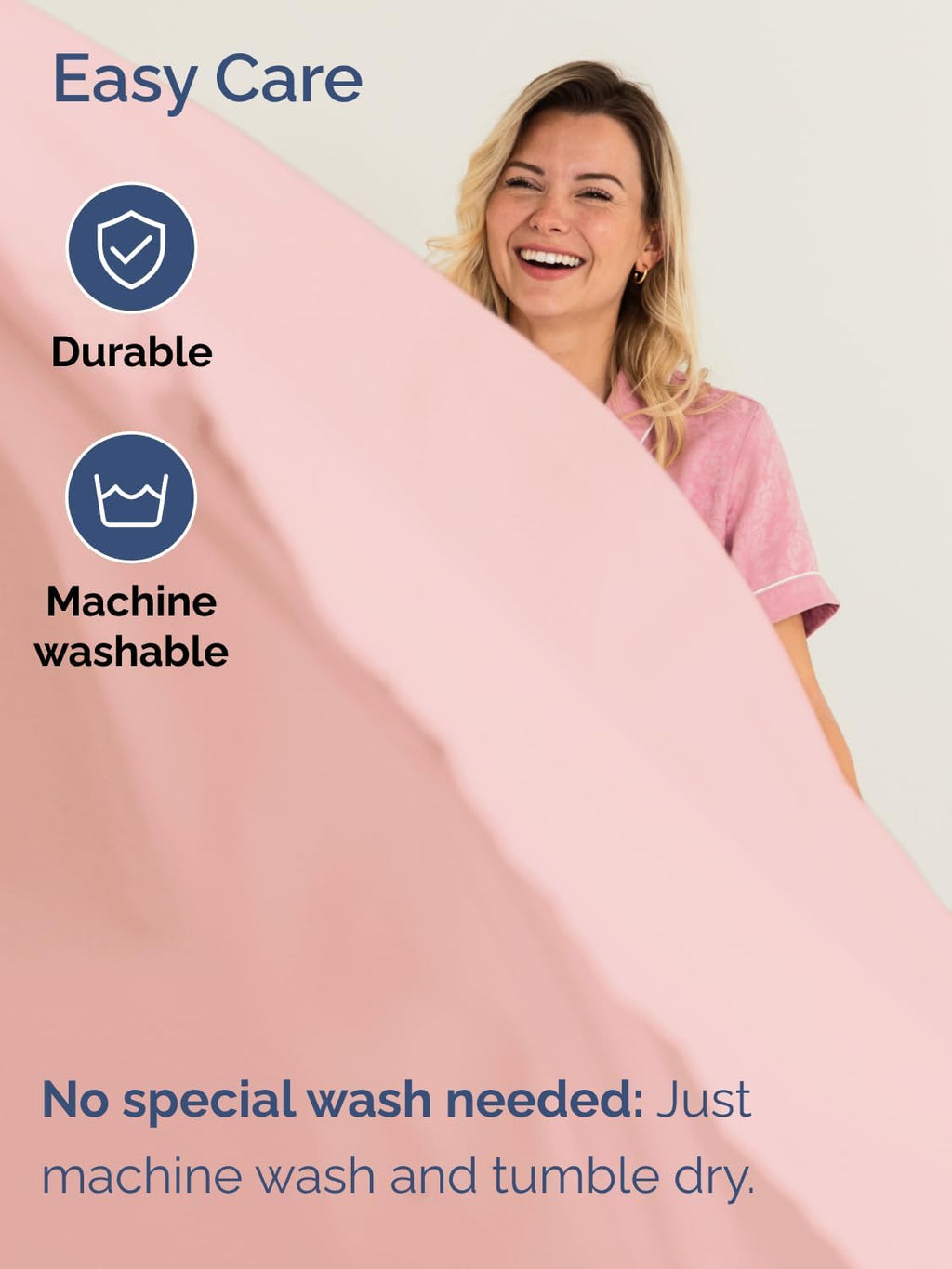 Skiennix Extra Deep Twin Sheet Set - 4 Piece Breathable Cooling Bedding - Soft Wrinkle-Free Baby Pink
