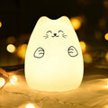 GoLine Cute Kawaii Kids Night Lights for Room Decor - Cat Lamp for Kids Bedroom Nursery, Best Christmas Birthday Gifts for Women Wife Teen Girls.