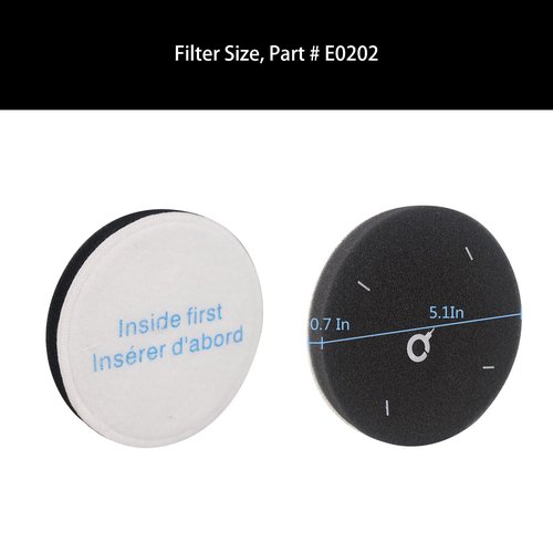 Replacement Filter Compatible with Eureka NEU181D NEU182A PowerSpeed Lightweight Powerful Upright Vacuum (4 Pack)