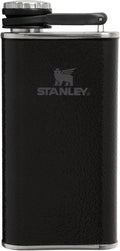 Stanley Classic Wide Mouth Flask - 8 oz Leakproof Insulated Stainless Steel | BPA-Free Hammertone Black